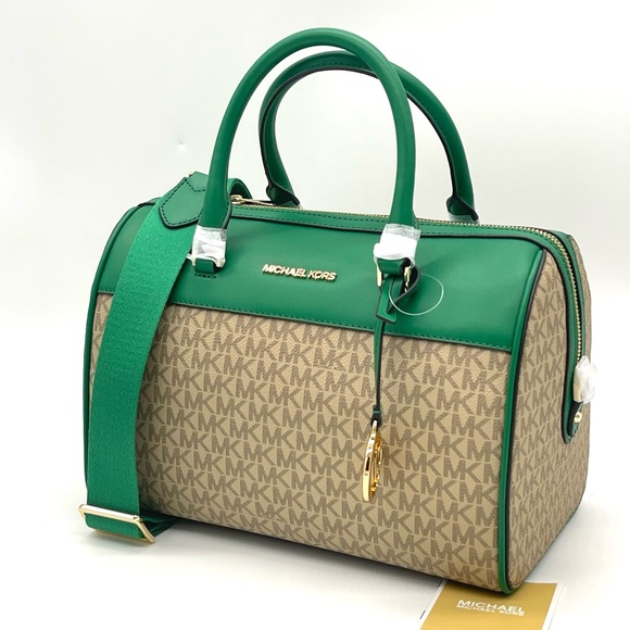 Michael Kors Duffle Medium Satchel Crossbody Bag - Picture 1 of 9